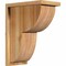 Ekena Millwork Crestline Rough Sawn Corbel w/Backplate, Western Red Cedar, 8"W x 14"D x 18"H COR08X14X18CRE01RWR - alternate 1